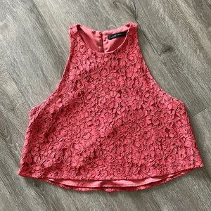 Satin & Lace Zara Crop Top